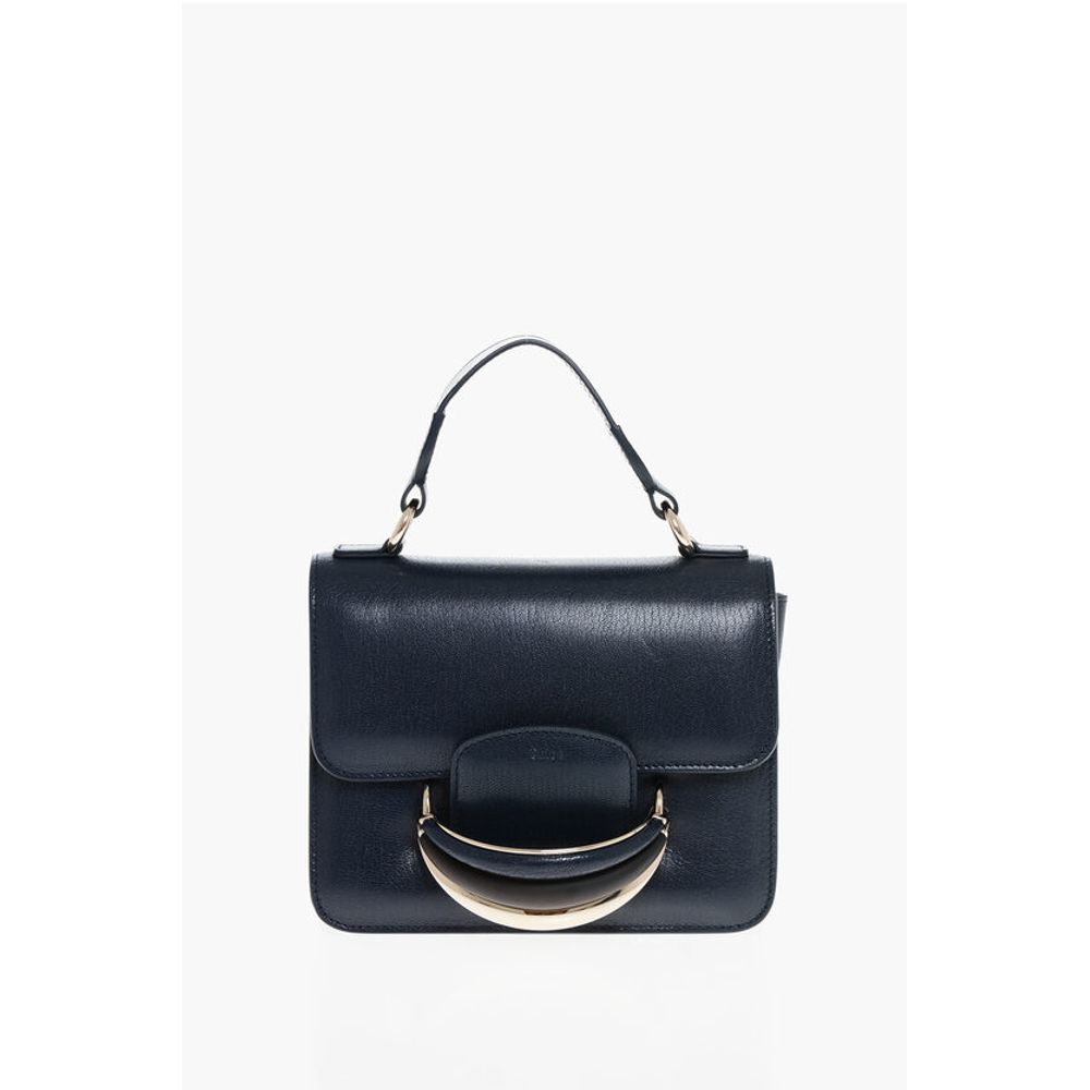 Leather KATTIE Handbag with Removable Shoulder Strap