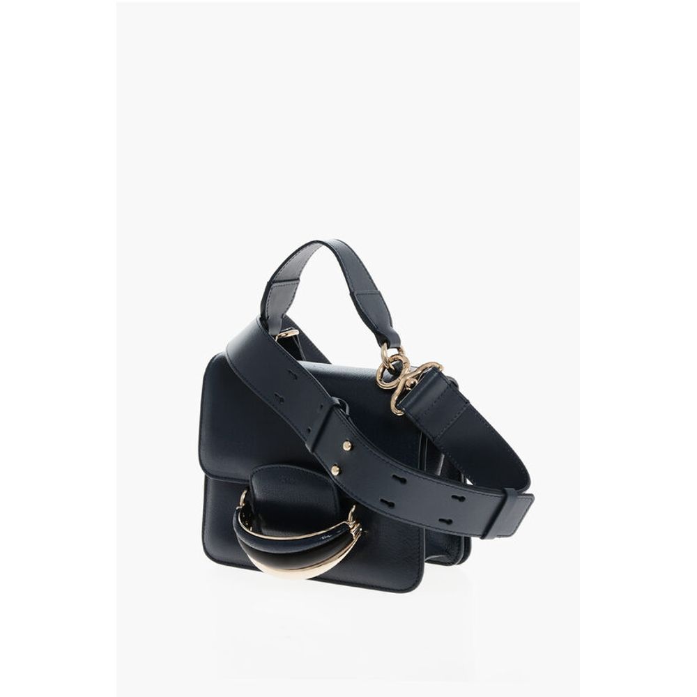 Leather KATTIE Handbag with Removable Shoulder Strap