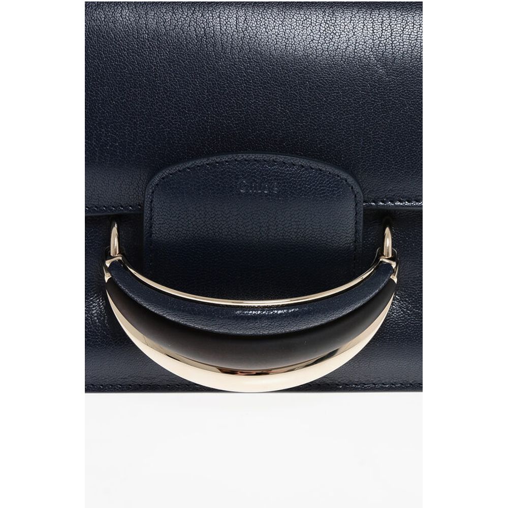 Leather KATTIE Handbag with Removable Shoulder Strap