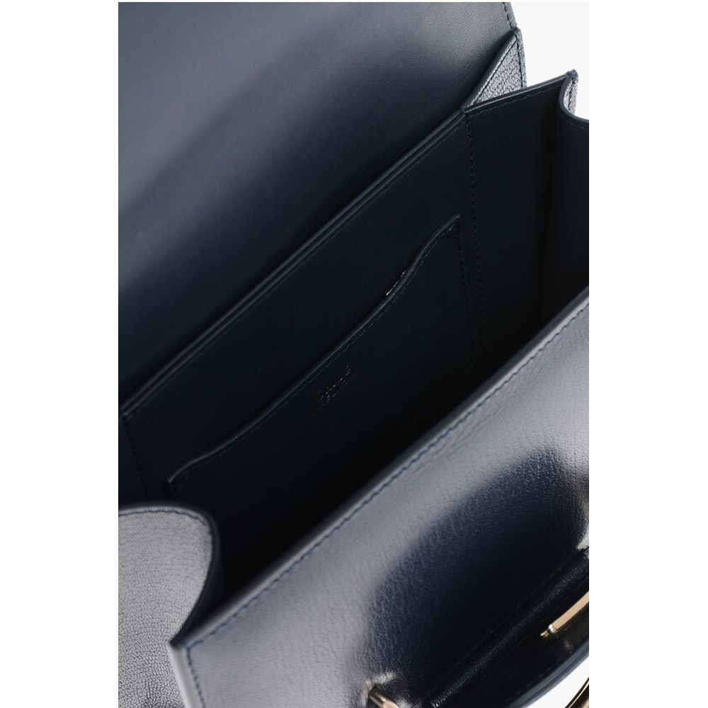 Leather KATTIE Handbag with Removable Shoulder Strap