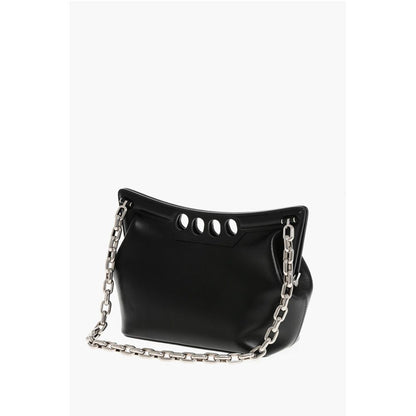 Leather THE PEAK Shoulder Bag with Chain