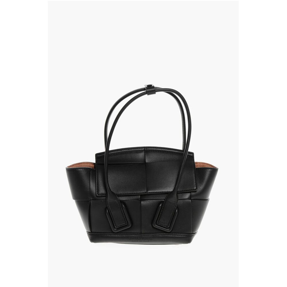 Lether INTRECCIO Handbag with Removable Shoulder Strap