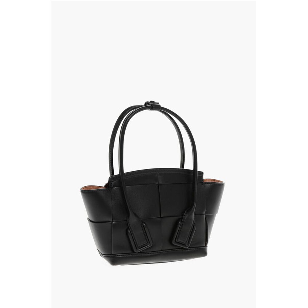 Lether INTRECCIO Handbag with Removable Shoulder Strap