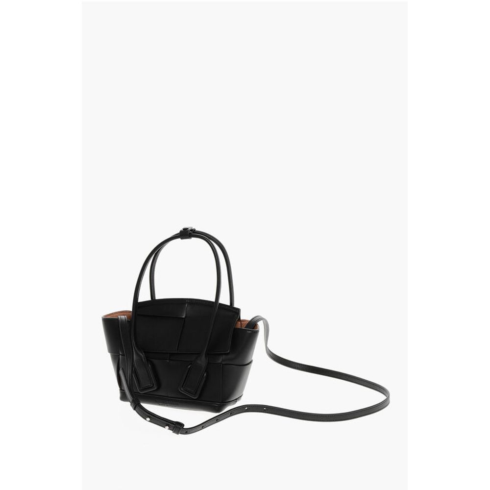 Lether INTRECCIO Handbag with Removable Shoulder Strap