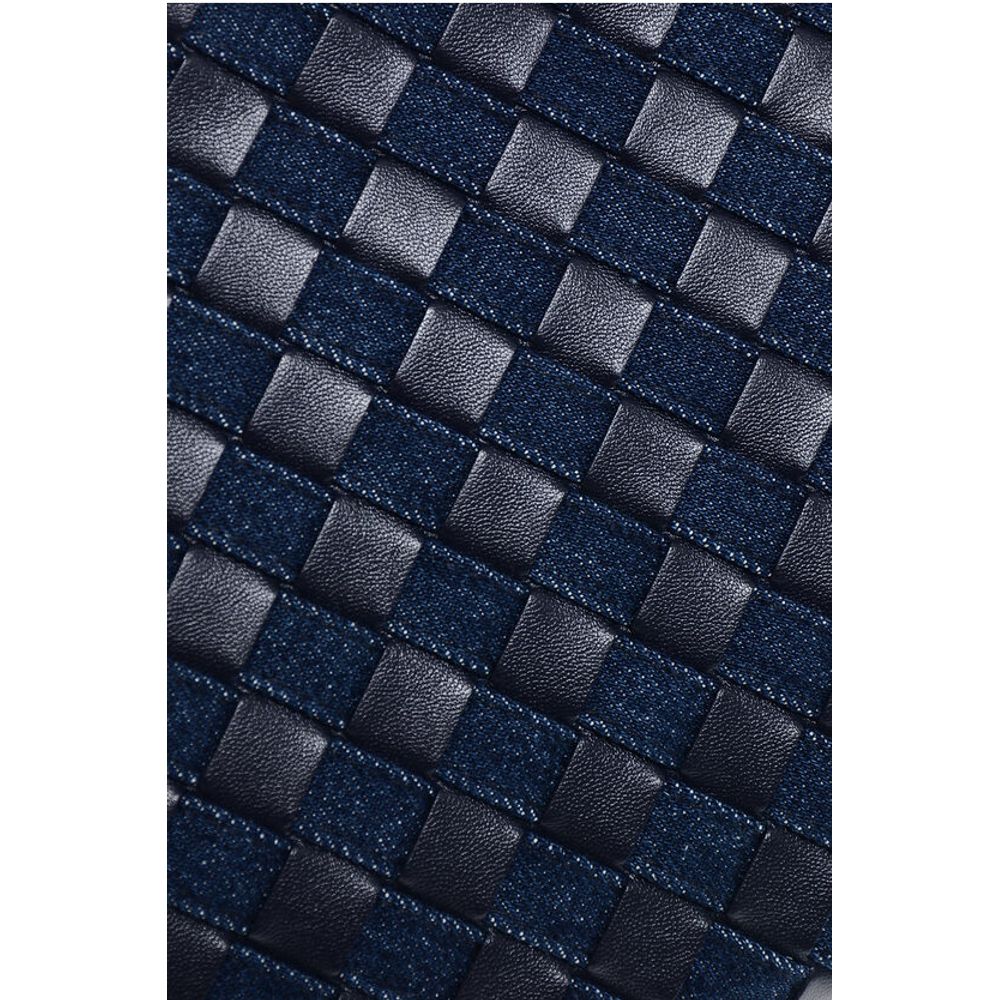 Woven Leather and Denim ABYSS Pouch