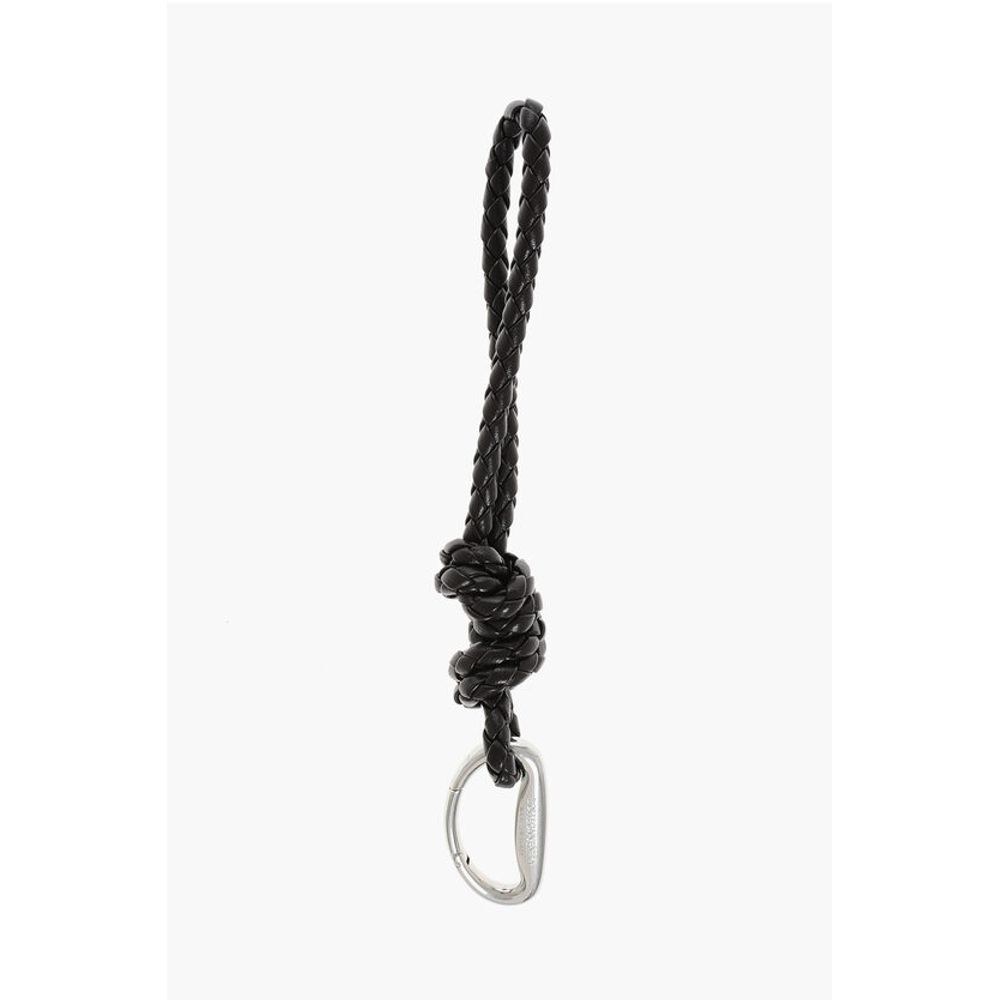 Woven Leather LOOP Keyring