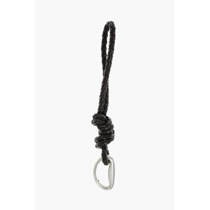 Woven Leather LOOP Keyring