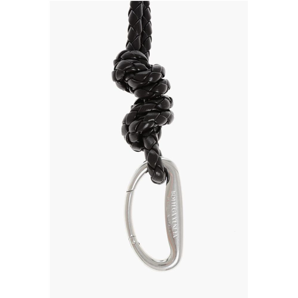 Woven Leather LOOP Keyring
