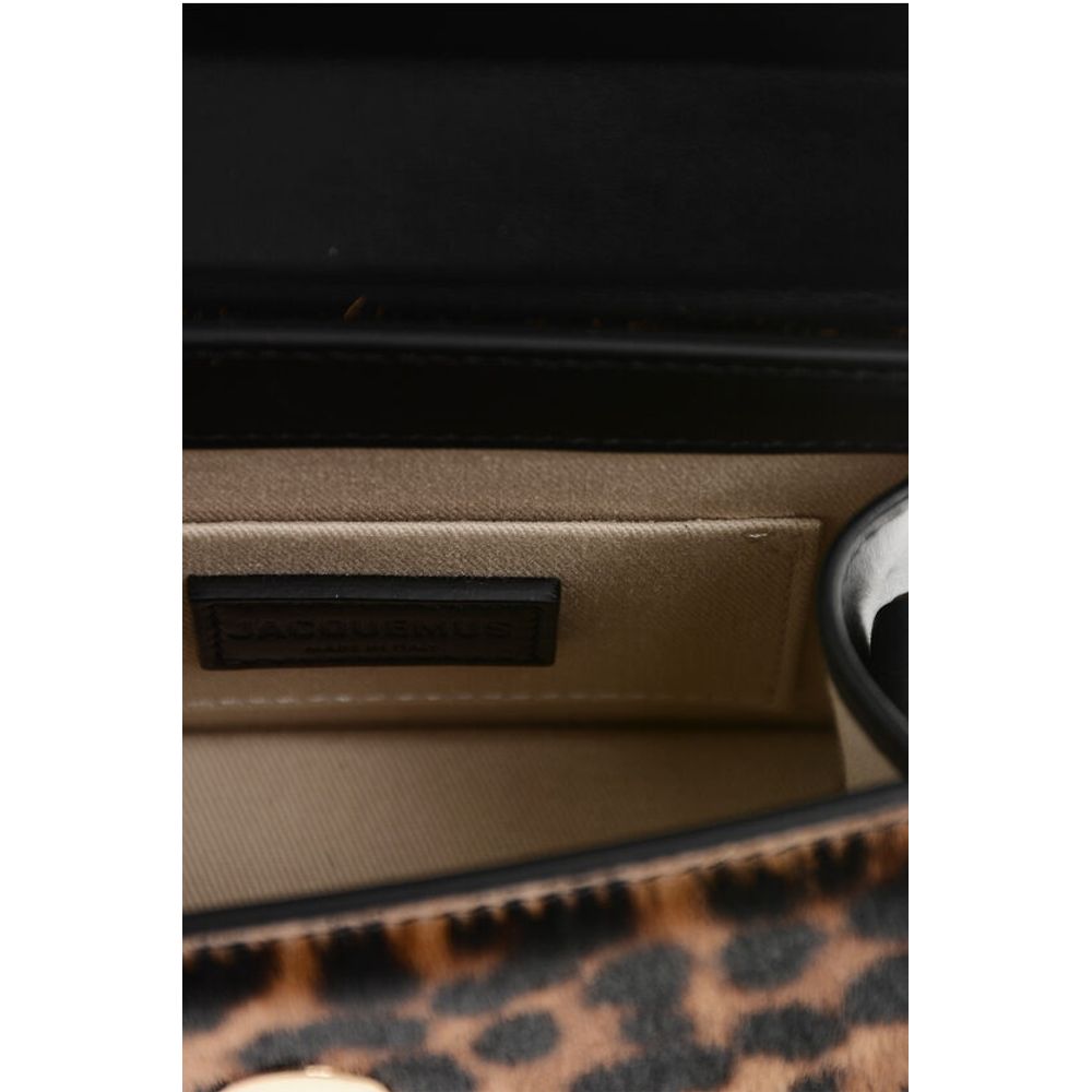Animal Patterned LE CHIQUITO MOYEN Pony Hair Handbag