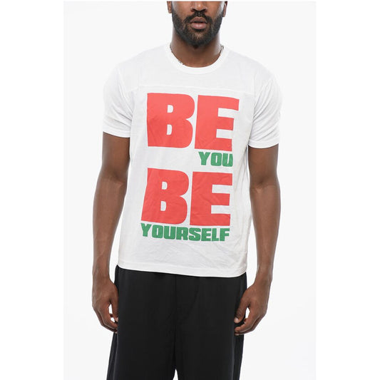 Crew Neck BEYOU T-Shirt with Front Print