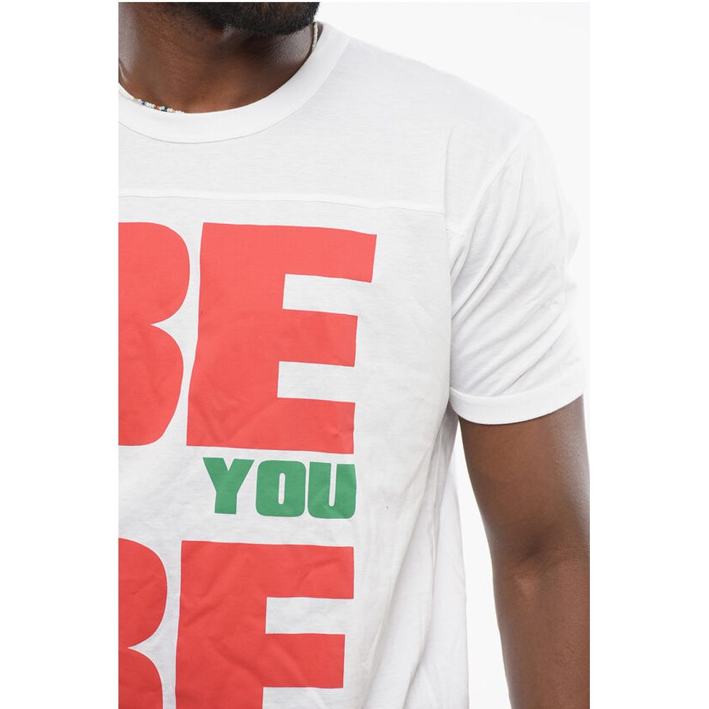 Crew Neck BEYOU T-Shirt with Front Print