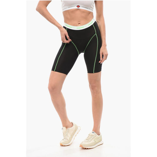 Underwear Biker Leggings with Visible Stitchings