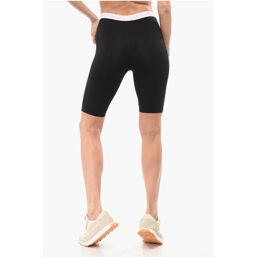 Underwear Biker Leggings with Logoed Waistband