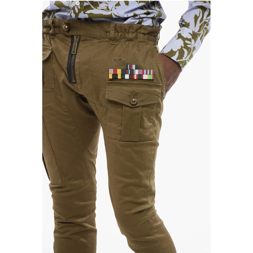 Cotton ARMY Cargo Pants with Patches