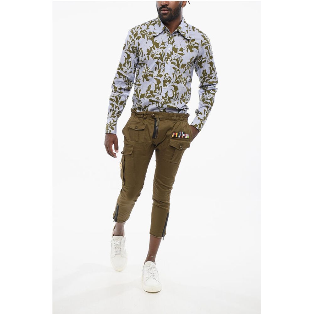 Cotton ARMY Cargo Pants with Patches