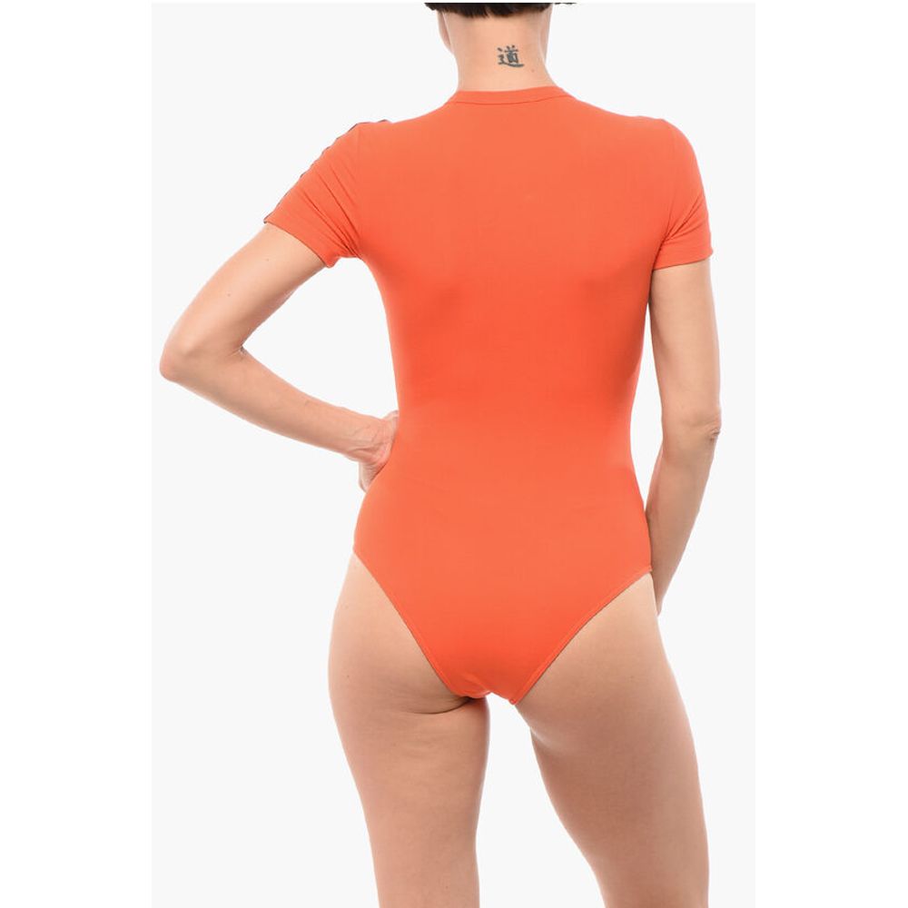Short-sleeved Stretch Cotton Bodysuit