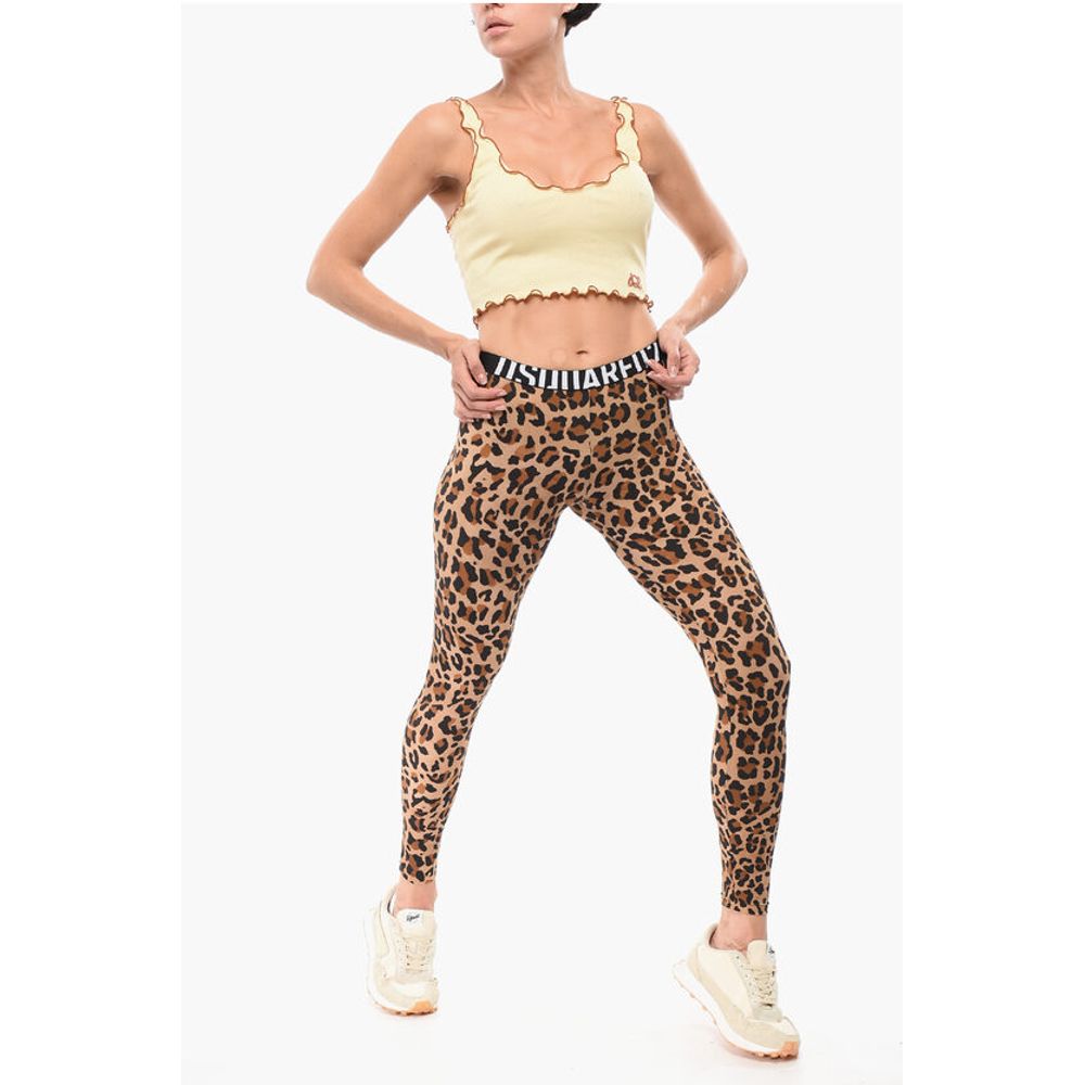 Microfiber Underwear Leggings with Animal Motif
