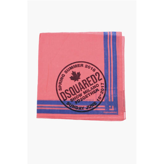 Cotton Bandana with Beaver Print