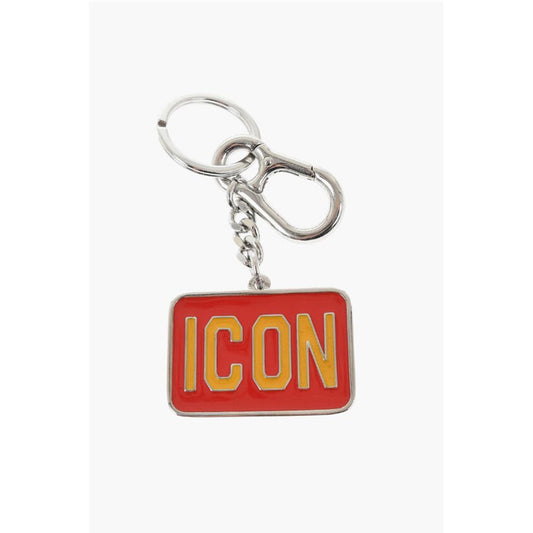 ICON Metal Keyring with Logoed Pendant