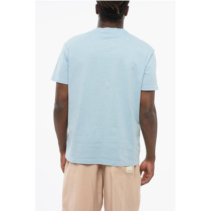 Crew Neck Cotton T-Shirt with Breast-pocket