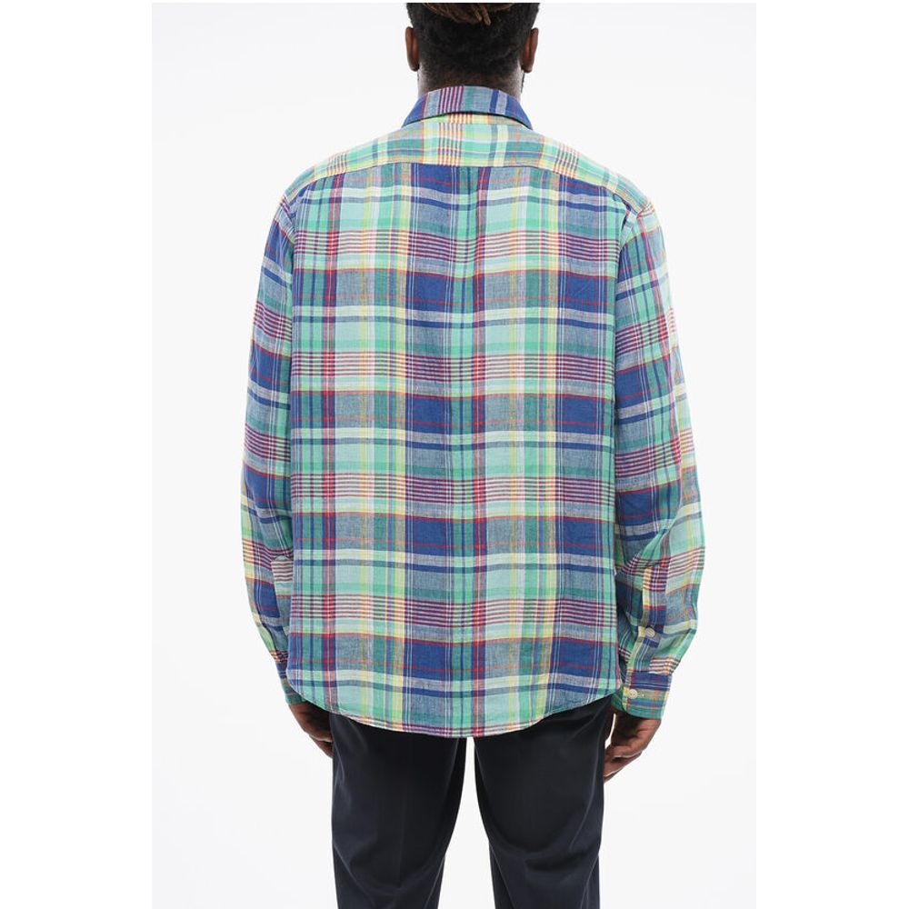 Plaid Check Linen Saharan Shirt