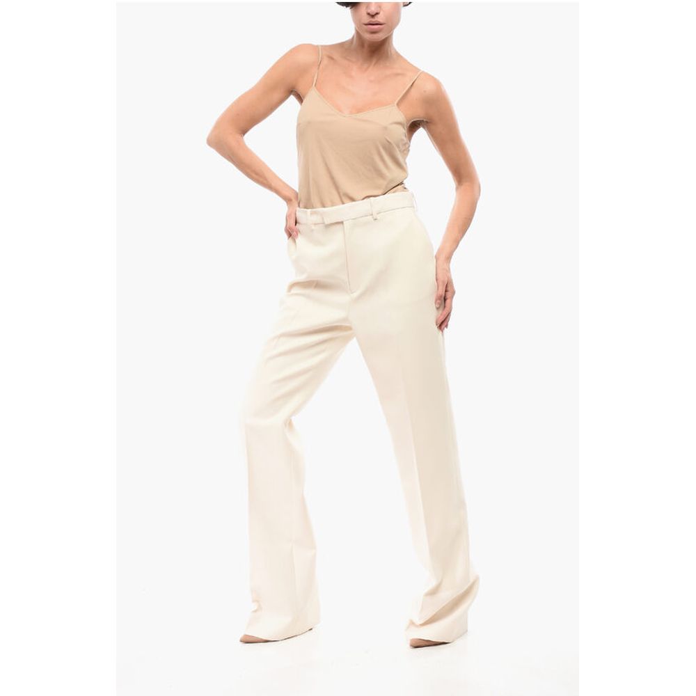 Pleated Wide-leg Pants