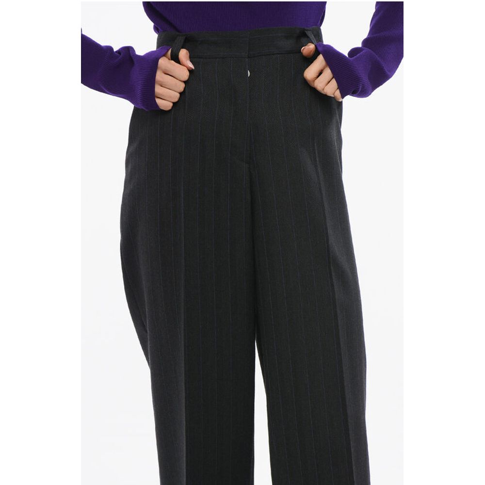Wool Wide-leg Pants