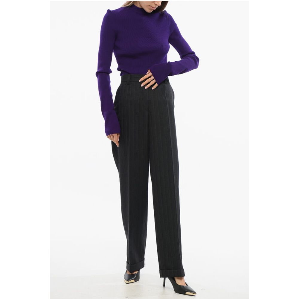 Wool Wide-leg Pants