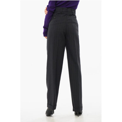 Wool Wide-leg Pants