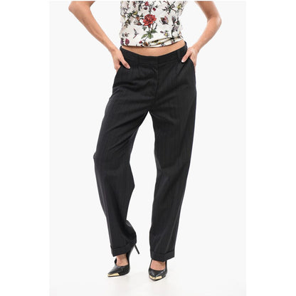 Wool Wide-leg Pants