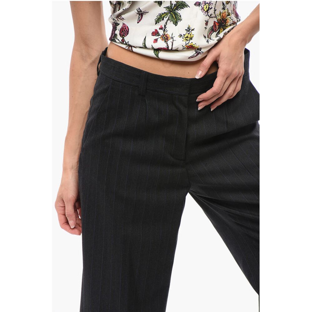 Wool Wide-leg Pants