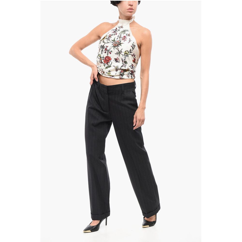 Wool Wide-leg Pants