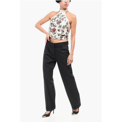 Wool Wide-leg Pants