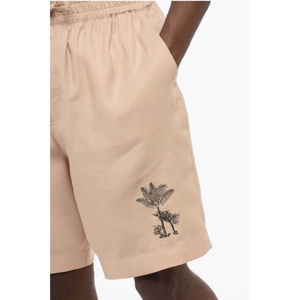 EMPORIO Drawstringed PALM Shorts