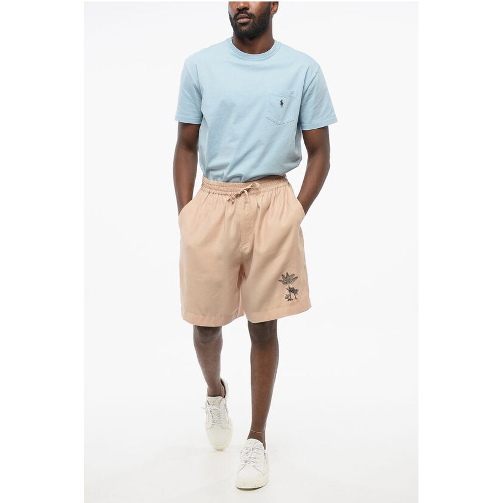 EMPORIO Drawstringed PALM Shorts