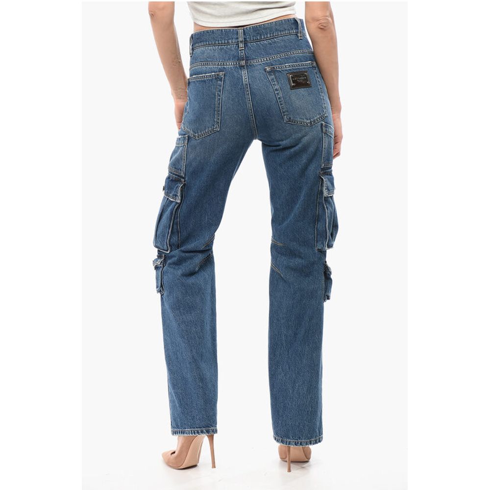 Distressed Cargo Denims 21cm