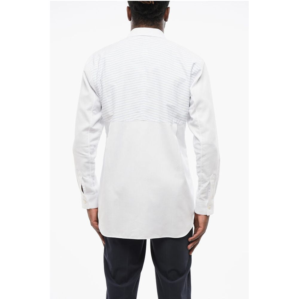 Hairline Detailed Cotton Shirt