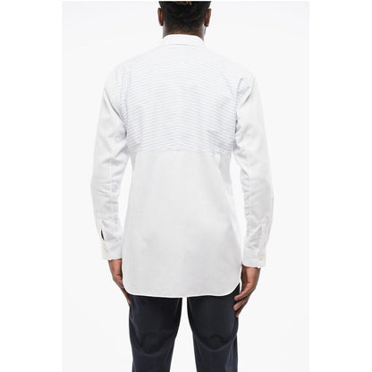Hairline Detailed Cotton Shirt