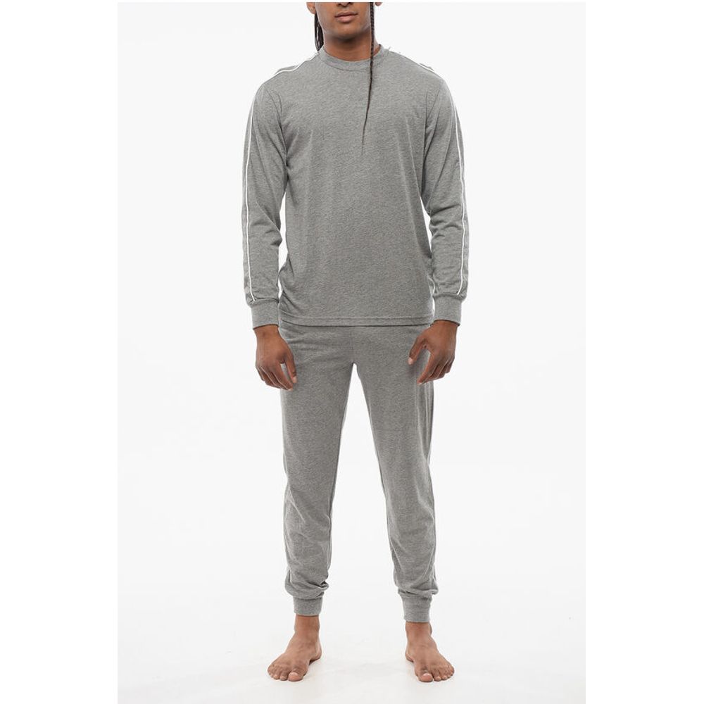 Long Sleeved Cotton Blend Pyjamas