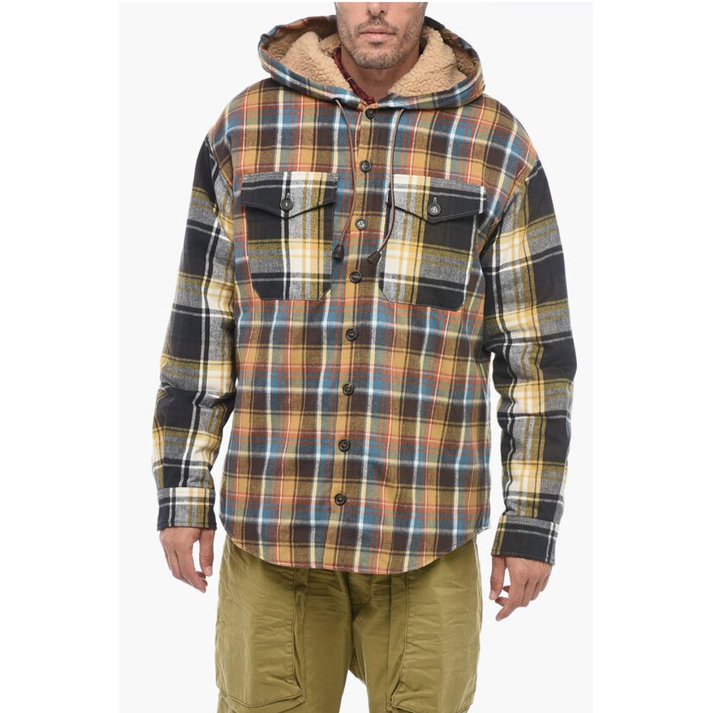 ICON Padded Overshirt with Shearling Lining