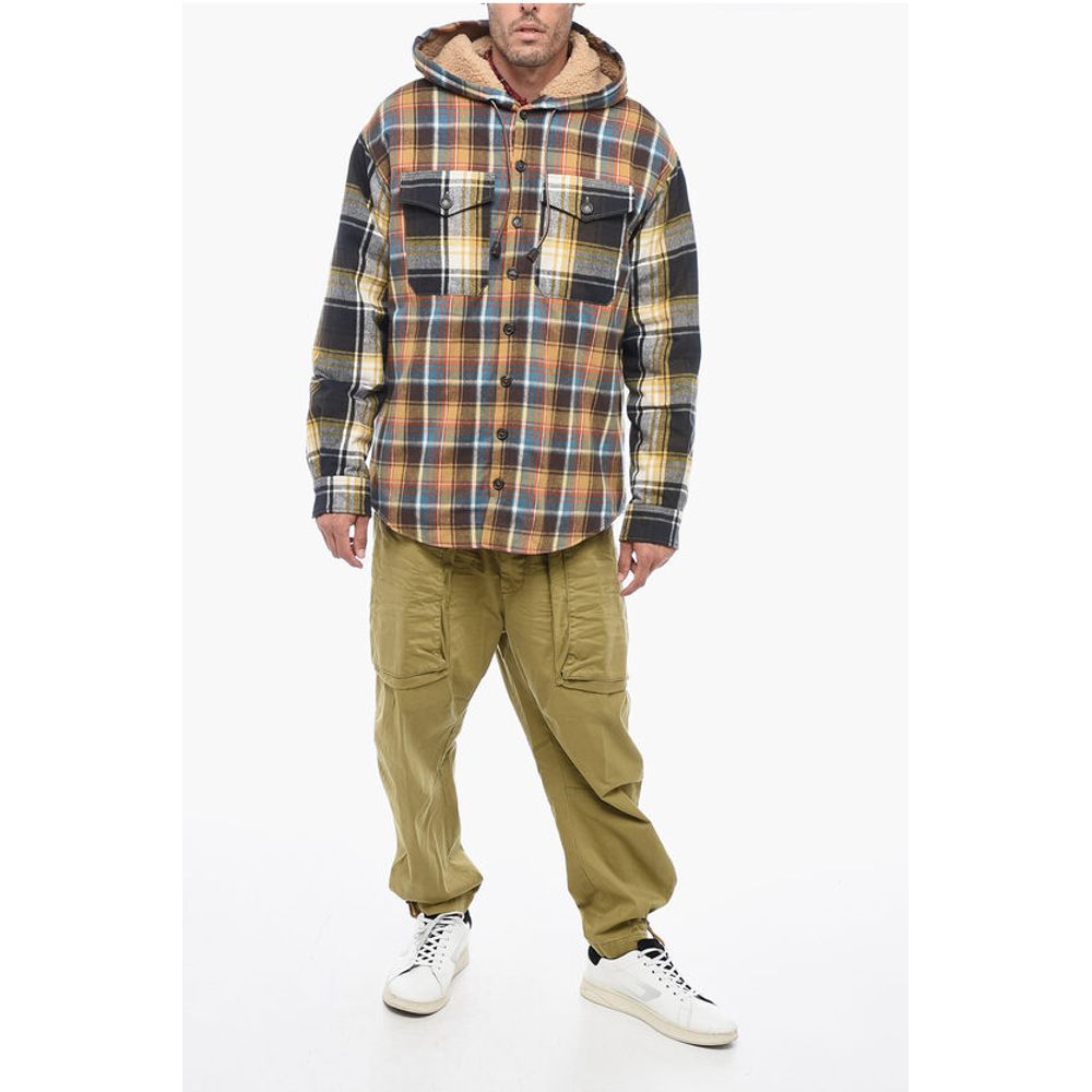 ICON Padded Overshirt with Shearling Lining