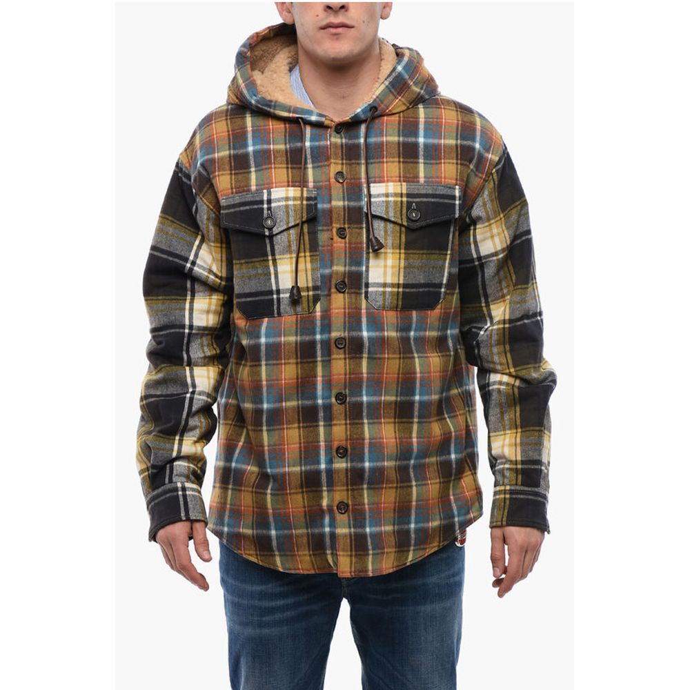 ICON Padded Overshirt with Shearling Lining