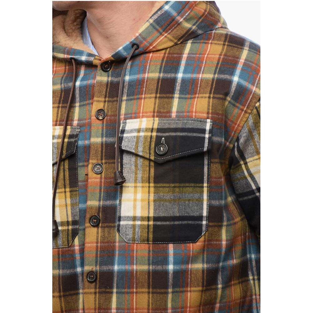 ICON Padded Overshirt with Shearling Lining
