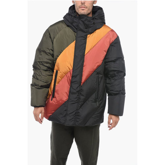 Turtleneck Down Jacket with Hidden Placket