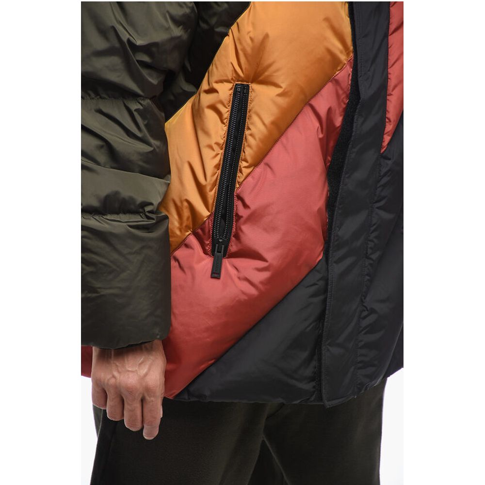 Turtleneck Down Jacket with Hidden Placket