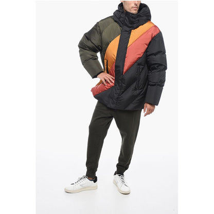 Turtleneck Down Jacket with Hidden Placket