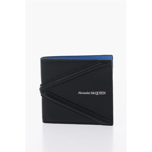 Leather Wallet with Contrasting Inner