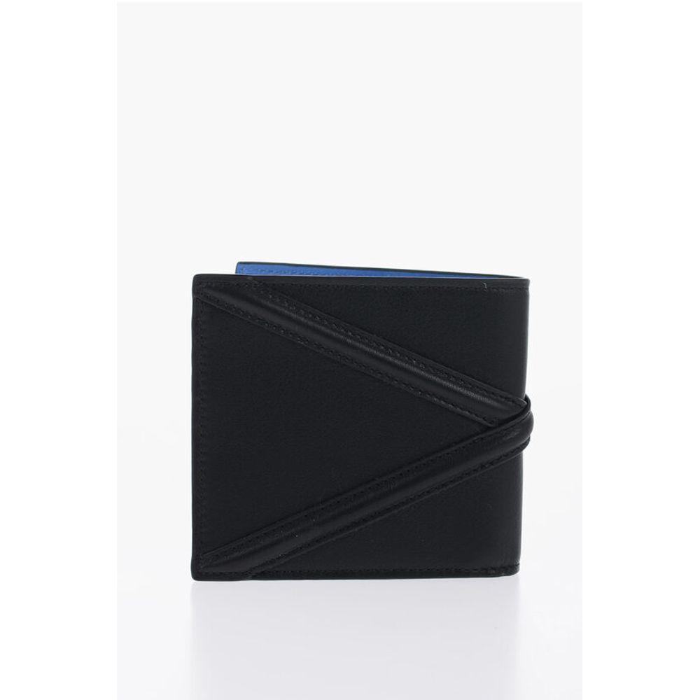 Leather Wallet with Contrasting Inner