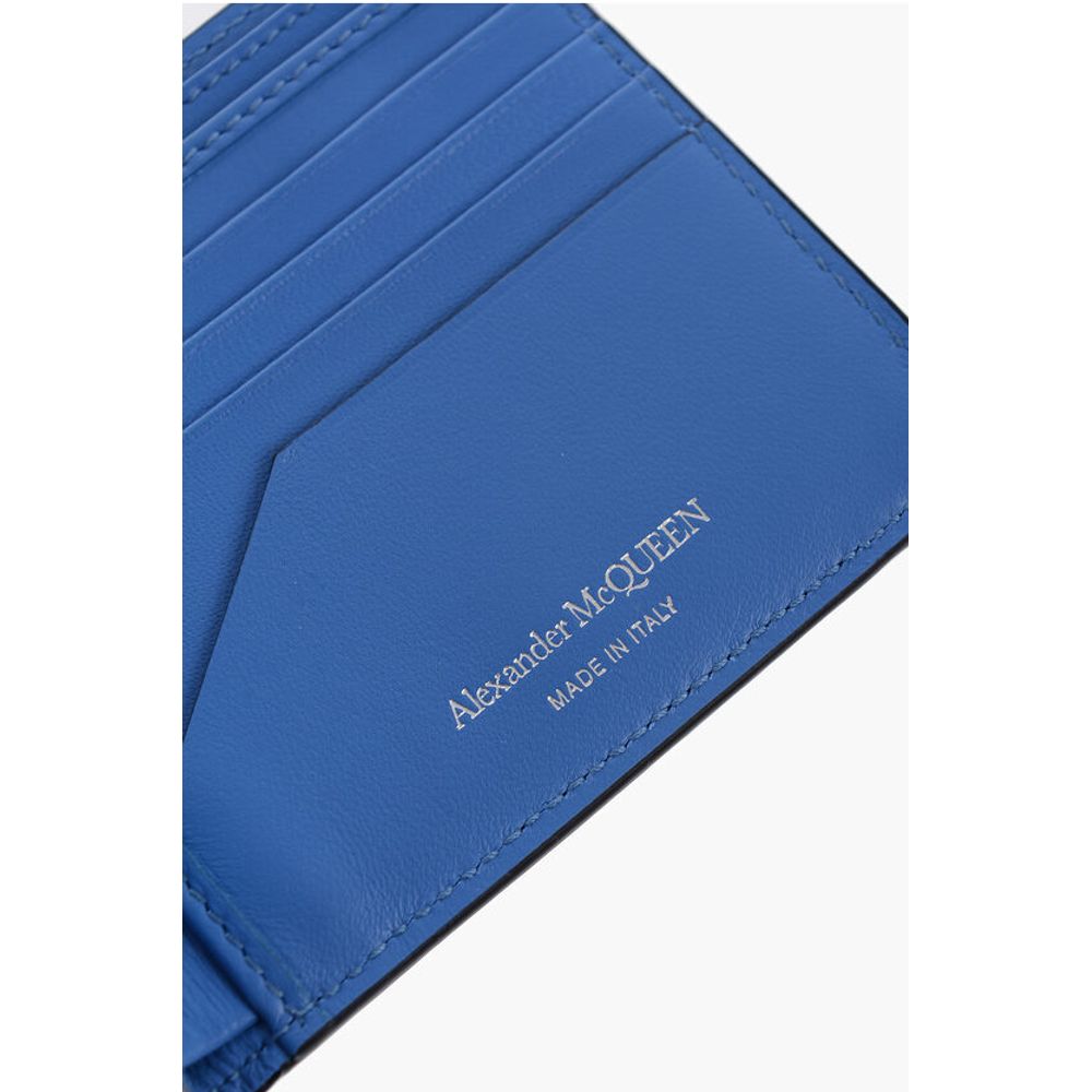 Leather Wallet with Contrasting Inner