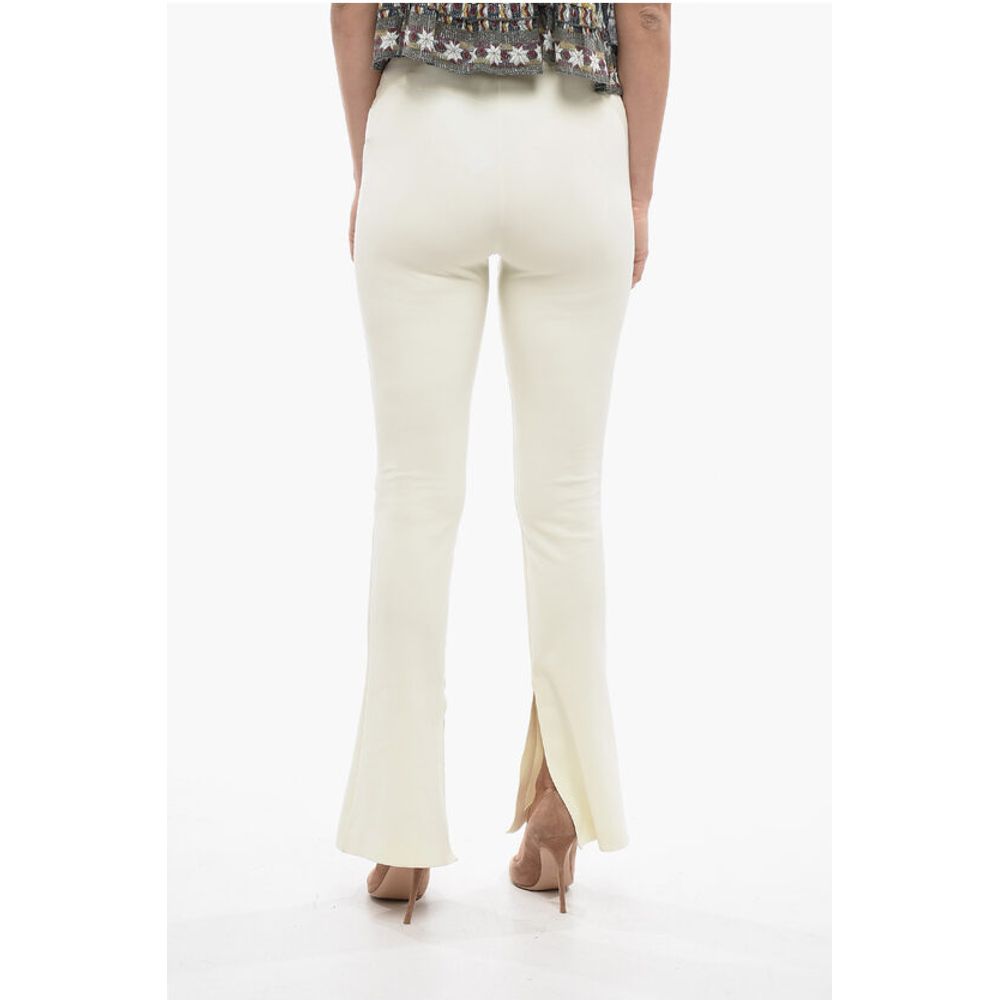 Logo Print SPLIT Flare Fit Leggings
